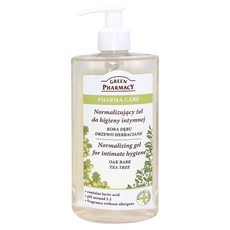 GREEN PHARMACY 茶樹平衡水嫩私密潔膚露 300ml, 溫和配方 pH5.2, 草本萃取, 無額外添加物, 1瓶