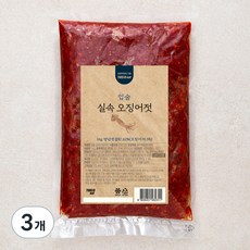 입술 실속 오징어젓, 3개, 1kg