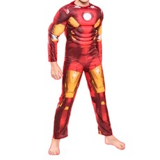 萬聖節男童鋼鐵人表演變裝服（送面具）, 鋼鐵人, 1組