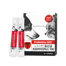 뉴트리벳 프로바이오틱스 반려동물 영양제 2g, 장 영양제, 30개
