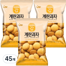 청우식품 계란과자, 40g, 45개