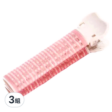 髮根蓬鬆夾 Set 12個, A206, 粉色, 環保ABS+織布材質, 3組