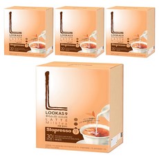 LOOKAS9 烏瓦紅茶拿鐵沖泡飲隨身包, 17.5g, 30條, 4盒