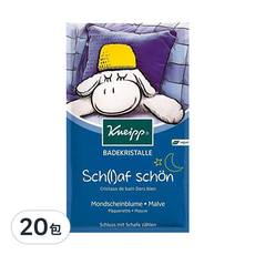 Kneipp 克奈圃 Schlaf schön 浴鹽, 幫助睡眠, 60g, 20包
