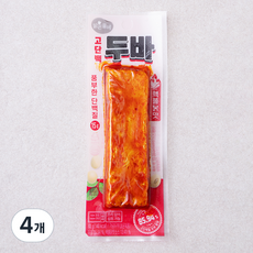 맑은물에 고단백 두바 핵불닭바, 82g, 4개