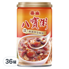 泰山 八寶粥 Set，精選原型穀物, 330g, 36罐