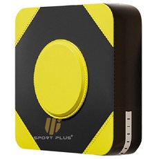 S-SportPlus+ 拳擊牆靶 40cm 黑黃色 壁掛式 拳擊訓練靶 居家健身 散打搏擊, 黑色 + 黃色, 1個