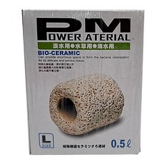 ISTA 伊士達 pm精密陶瓷濾材 L型 0.5L/1L/3L/5L 陶瓷環 培菌濾材 培養硝化菌, 1入, L