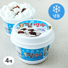 서주 연유 팥빙수 (냉동), 250ml, 1개입, 4개 250ml, 4개