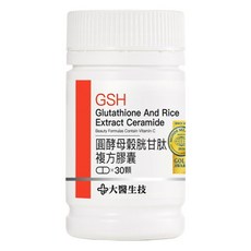 大醫生技 圓酵母穀胱甘肽複方膠囊, 1罐, 30顆