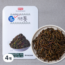 나무새 자른 톳, 300g, 4개