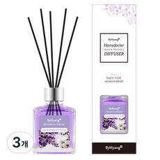 바이향 리프레싱 홈닥터 디퓨져 100ml, 라벤더 코튼, 3개
