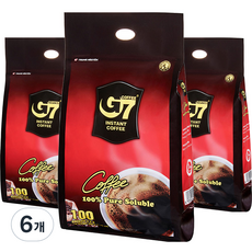 G7 블랙 커피, 2g, 100개입, 6개