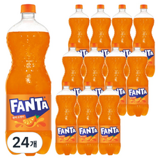 환타 오렌지 탄산음료, 1.5L, 24개