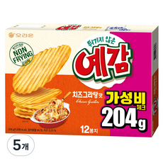 오리온 예감 치즈그라탕 12p, 204g, 5개