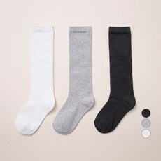 베이스알파에센셜 아동 베이직 무지 니삭스 3종 세트 이스알파에센셜 아동 베이직 무지 니삭스 3종 세트