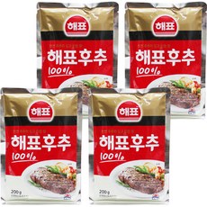 [해표] 순후추, 200g, 4개