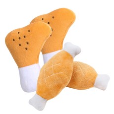 세이코코아 강아지 바베큐 장난감 4개 세트, 혼합색상, 1세트