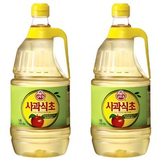 OTTOGI 不倒翁 料理用蘋果醋, 2瓶, 1.8L