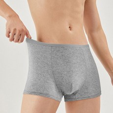 EO 灭菌 一次性免洗內褲 5件組, 柔軟透氣高彈力棉質男士內褲, 2XL(腰圍87~97cm), 灰色
