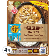 오뚜기 오즈키친 비프코르마 카레, 180g, 4개