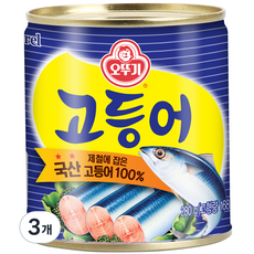 오뚜기 고등어, 3개, 280g