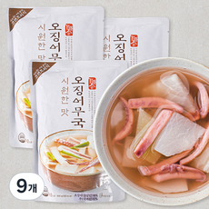 가마솥 시원한맛 오징어무국, 500g, 9개