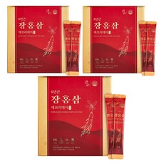 니몸내몸 6년근 장홍삼 에브리데이 홍삼 스틱 100p, 1kg, 3개 100포, 10g, 3박스