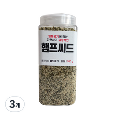 대한농산 통에담은 햄프씨드, 550g, 3개