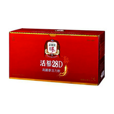 正官庄 活蔘28D 高麗蔘活力飲禮盒, 100ml, 10瓶, 1盒