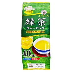 KAORICHAN 宇治森德 綠茶茶包 40入, 100%日本國產茶葉, 5g, 40包, 1袋