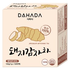 DAHADA 菊芋茶包, 1盒, 100包, 1g