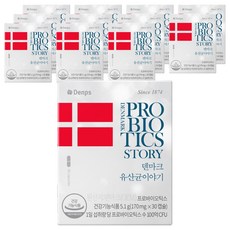 덴프스 정품 덴마크 유산균이야기, 30정, 12개