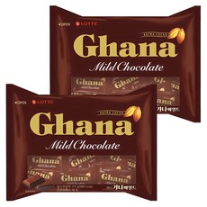 가나 마일드 초콜릿, 175g, 2개 175g, 2개