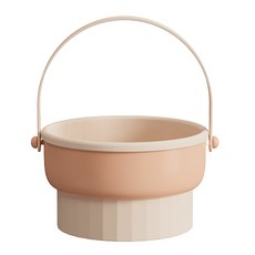 刷具清潔器 刷具清潔碗 2入, 藕色, 1組