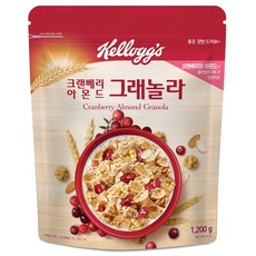 켈로그 크랜베리 아몬드 그래놀라, 1200g, 1개입