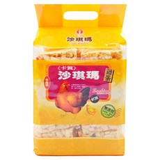 卡賀 雞蛋沙琪瑪, 750g, 軟質奶蛋素, 不添加防腐劑/人工色素, 1袋