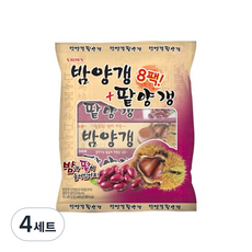 크라운 밤양갱 50g x 4p + 팥양갱 50g x 4p, 400g, 4세트