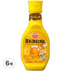 오뚜기 허니머스타드 소스, 265g, 6개