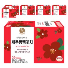 우리차 제주 동백꽃차, 6개, 20개입, 1.5g