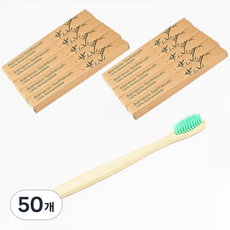 칼리오페 박스 대나무 칫솔 그린