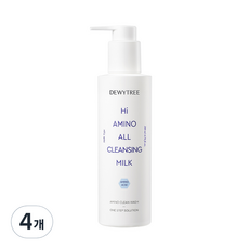듀이트리 하이 아미노 올 클렌징 밀크, 200ml, 4개