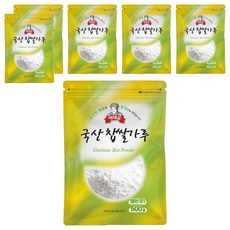 배대감 찹쌀가루, 500g, 6개