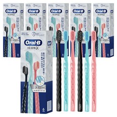 오랄비 아이콘 X 칫솔, 6개입, 6개
