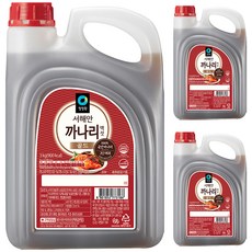 청정원 서해안 까나리 액젓 골드, 3kg, 3개