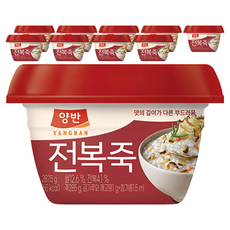 양반 전복죽, 287.5g, 10개