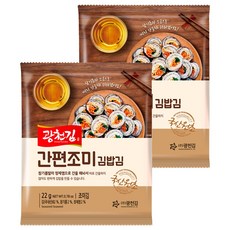 광천김 간편 조미 김밥김, 2개