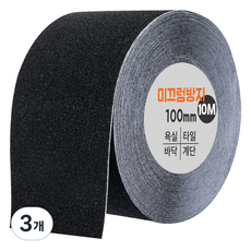 다다 논슬립 테이프 블랙 100mm x 10m, 3개 3개