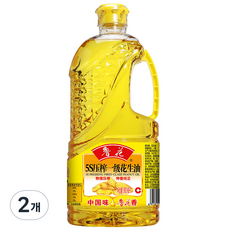 루우화 5S 압착 땅콩기름, 900ml, 2개