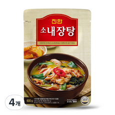 진한 소내장탕, 600g, 4개